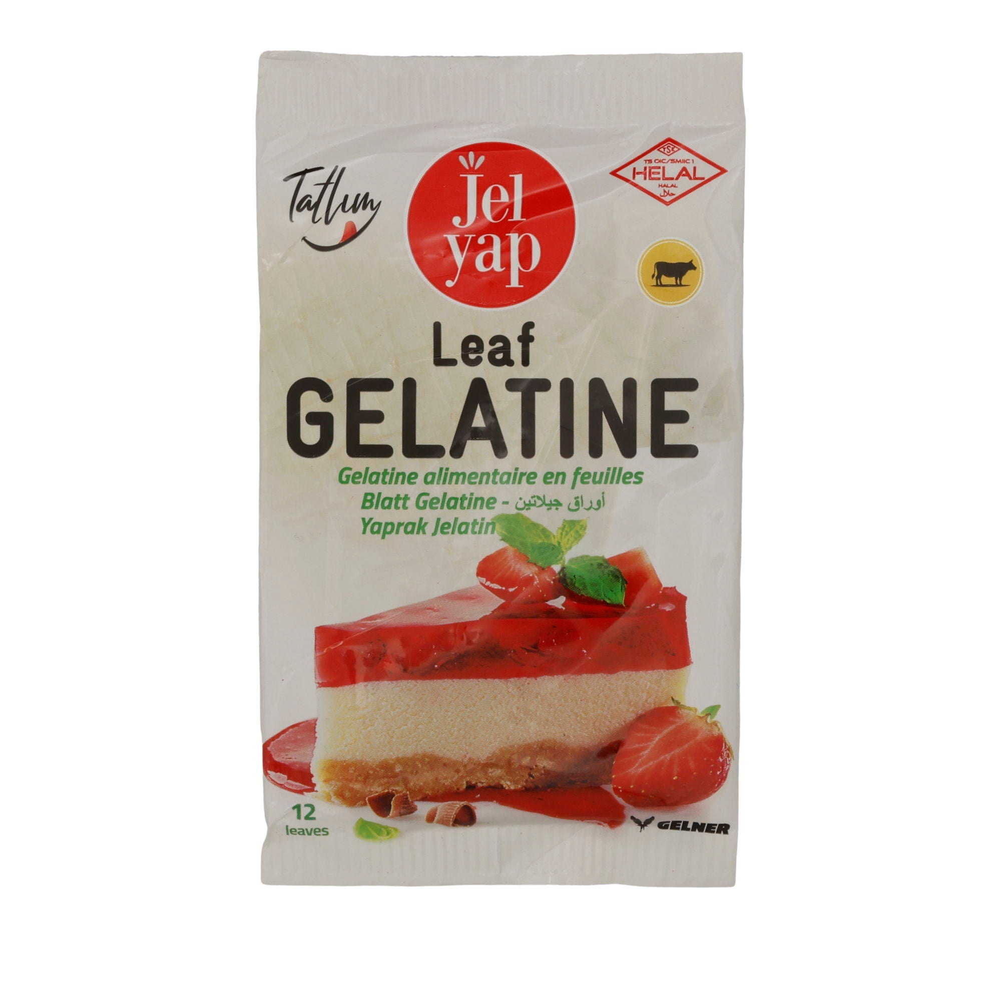 Gelatine Jel Yap | Leaf Gelatine | Blattgelatine für Desserts | 20g JEL YAP